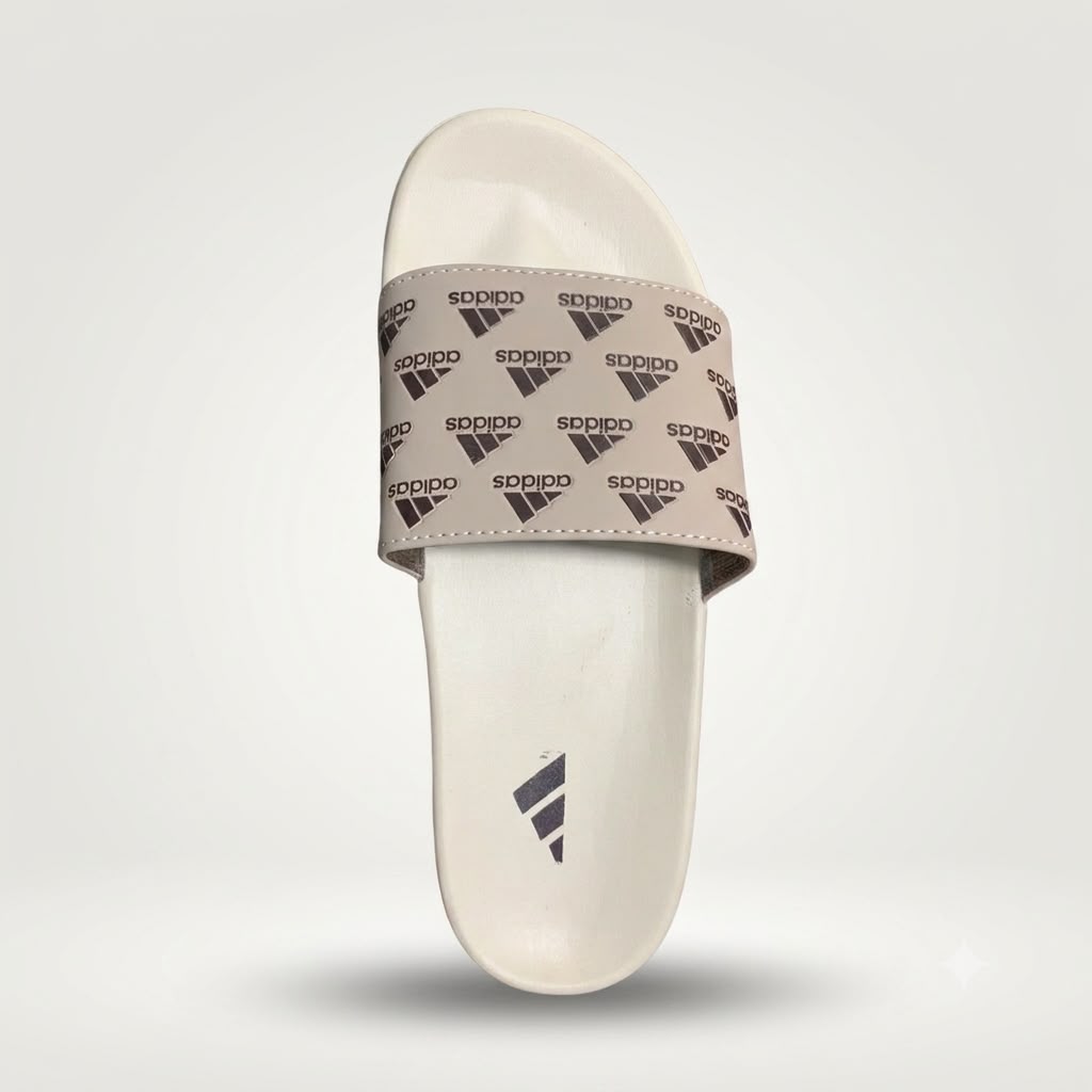 Adidas Elite Comfort Slides – Beige Edition